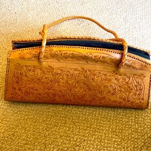 Fabulous Alexis David Hand-tooled Bag